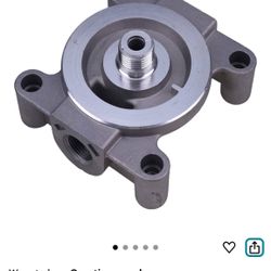 AIVWUMOT Engine Remote Mount Coolant Filter Head 204163S Compatible with CUMMINS L8.9 G8.3 ISC CM850 CAT 204163 Filter Base