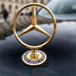 Mercedes Benz  Standing Hood Ornament Emblem Bonnet Badge SEE ALL PICS SOLD SEPARATELY SHIPPING AVAILABLE 