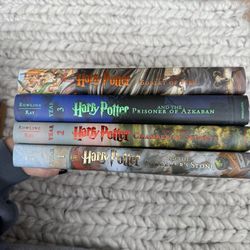 Harry Potter books 1-4: The Illustrated Edition