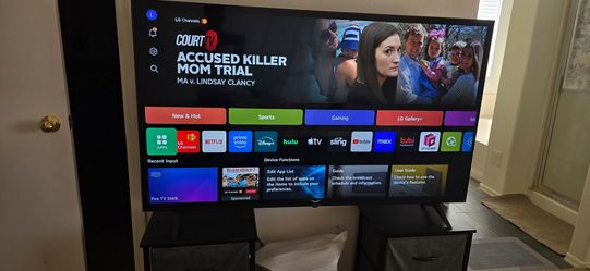 LG 65" UR80
4K UHD
Smart TV