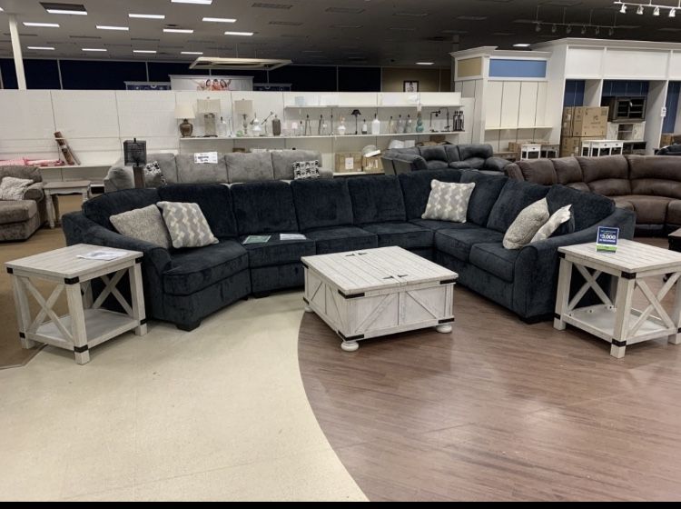 Eltmann Slatee Large LAFf Cuddlerr Sectional