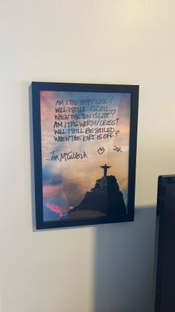 Signed Ian McCulloch / Echo and The Bunnymen Limited Print