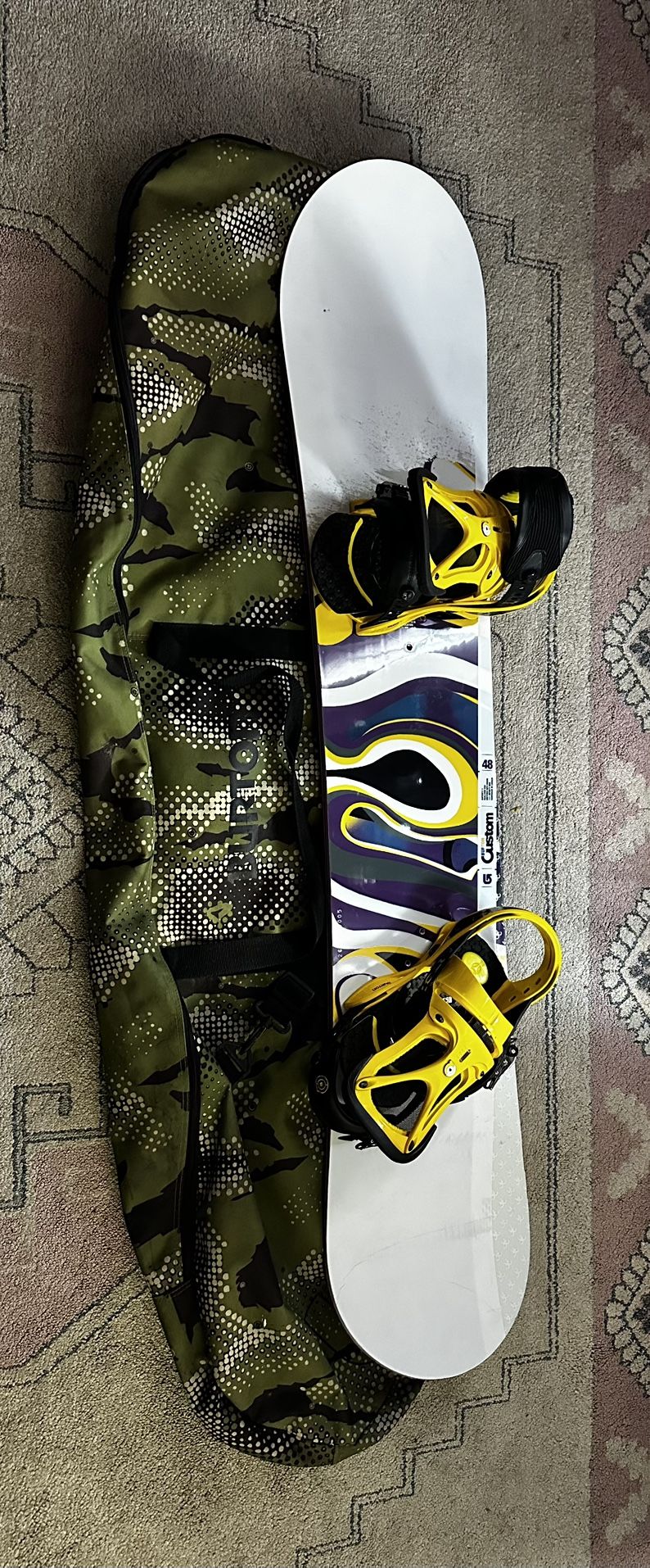 Burton Snowboard Bindings and Bag