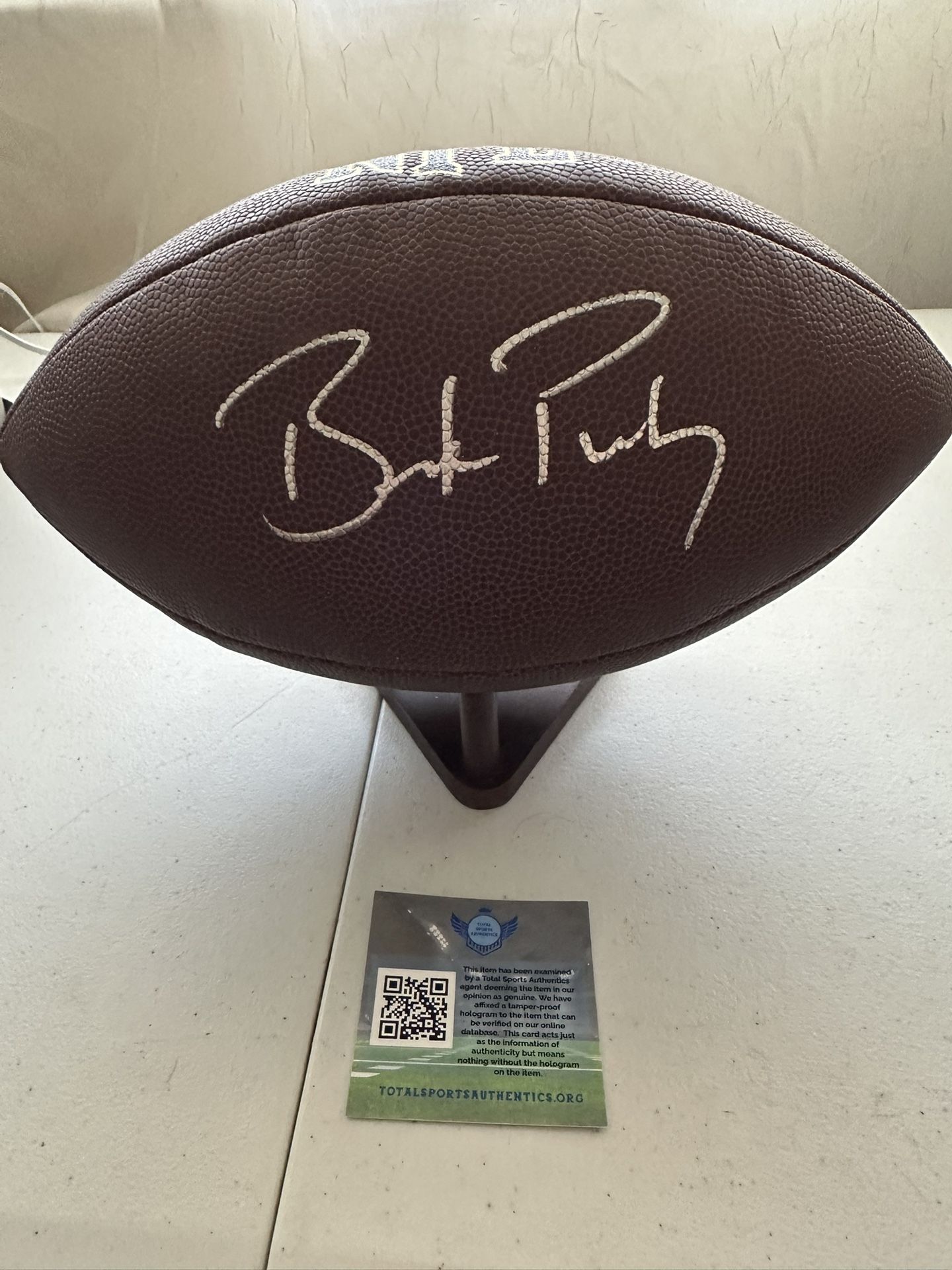BROCK PURDY SIGNED SAN FRANCISCO 49ERS AUTOGRAPHED WILSON FOOTBALL W/COA - 681