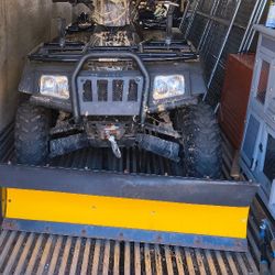 400cc Arctic Cat Quad With Snow Plow Very Low Hours