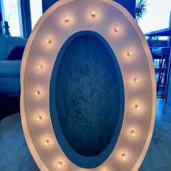 Marquee Letter Or Number 0