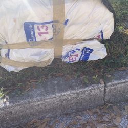  CURB ALERT!!! Spare Rolls of  R-13 Insulation.