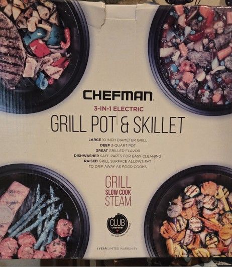 Cast Aluminum Grill Pot And Skillet