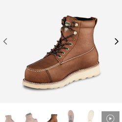 SIZE 7.5 THE IRISH SETTER BY RED WING THE WINGSHOOTER WATERPROOF LEATHER SAFETY TOE BOOTS BRAND NEW