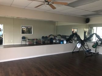 Gym mirrors for Aerobic and training.