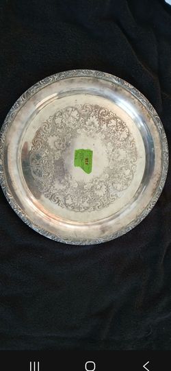 Beverly manor silver tray