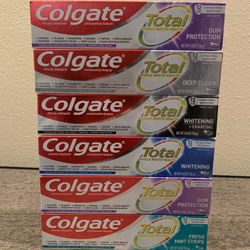 6 Full Sized Colgate Total ALL FOR $10!!!! Take It As Pictured Or Make Your Own Selection For 5 For $10 