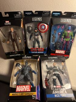Marvel Legends Lot | Mobius, Captain America, Kang, Grey Gargoyle & Nick Fury | NIB