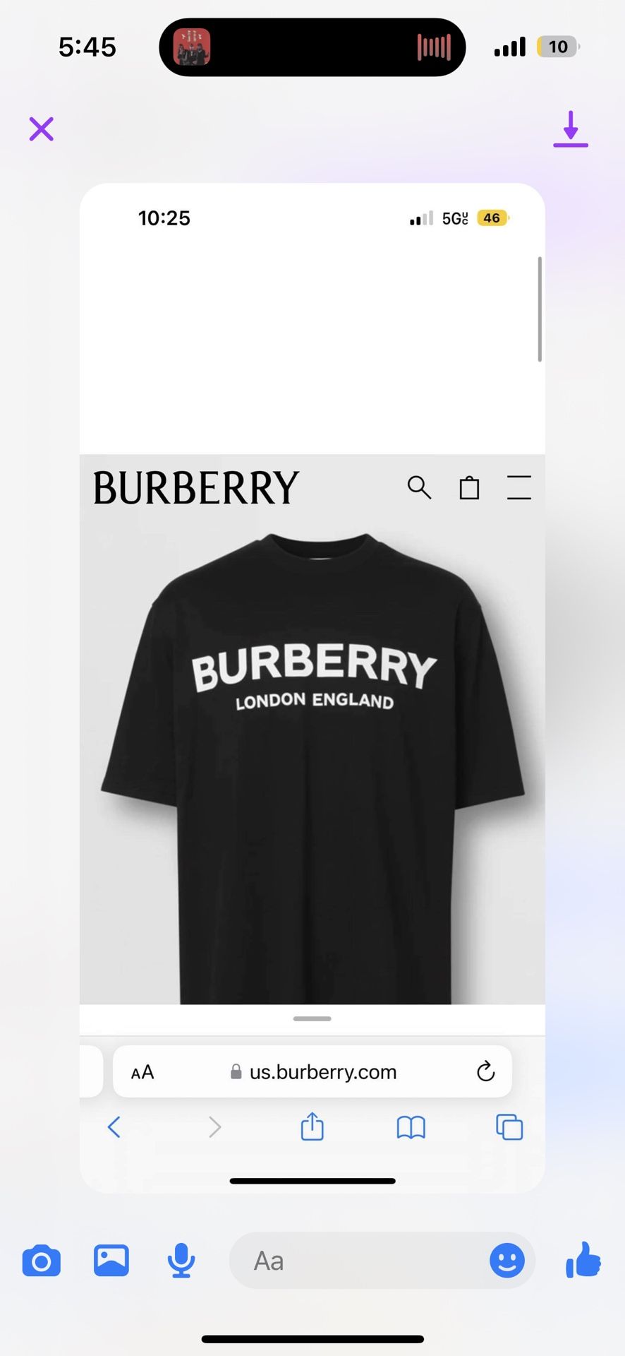 Burberry T Shirt 