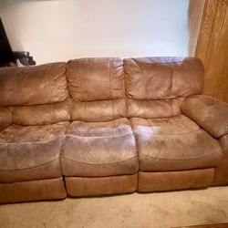 Couch and Love Seat Recliners