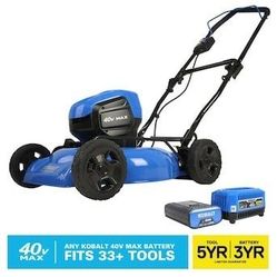 Unopened Box Kobalt Cordless Electric 40-volt Push Lawn Mower Electric