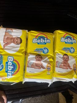Bebin Super Diapers Size 2 – 3 Packs