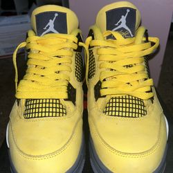 Size 8.5M Retro 4 Lighting (2021) - Pre Owned, Rep Box