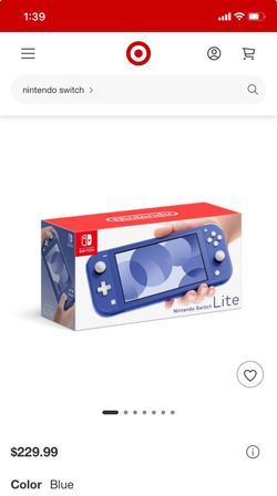 Nintendo Switch Lite Blue NEW NEW