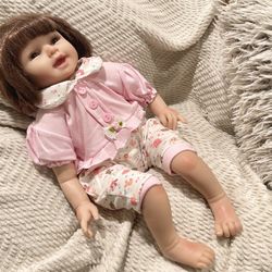 Baby Girl Doll Realistic Silicone Newborn 20 inch