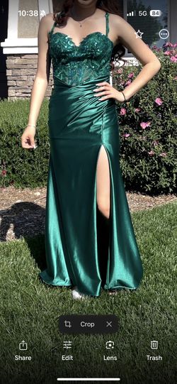 prom- Green Formal Dress