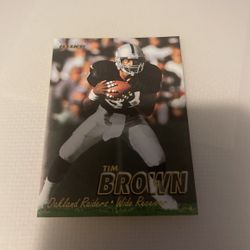 Football Fleer 1997 Tim Brown #115