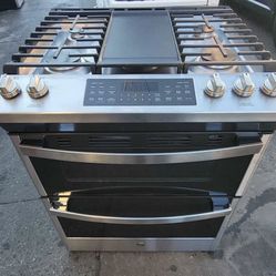 Double oven slider stove available