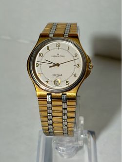 Rare Vintage Hamilton Seahawk 30 Quartz Men’s Watch Two-Tone Swiss Made