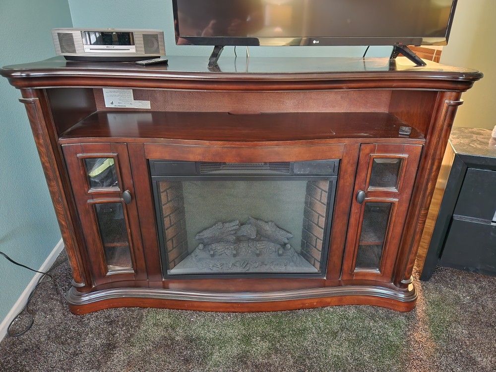 Fireplace Electric TV Stand