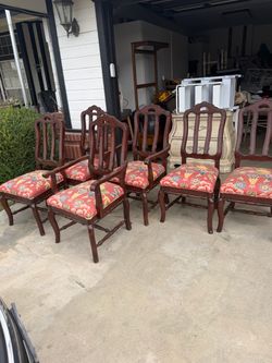 6 chairs very good condition