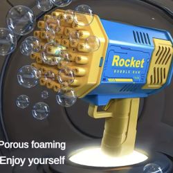 40 Hole Bubble Gun Outdoor Wedding Atmosphere Unisex Birthday Gift (Excluding Bubble Liquid and Battery)