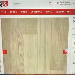 Remodel-extra Materials! Extra Engineered Hardwood Oak Floor 