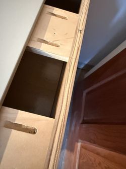 Cabinet 84”x24” solid wood