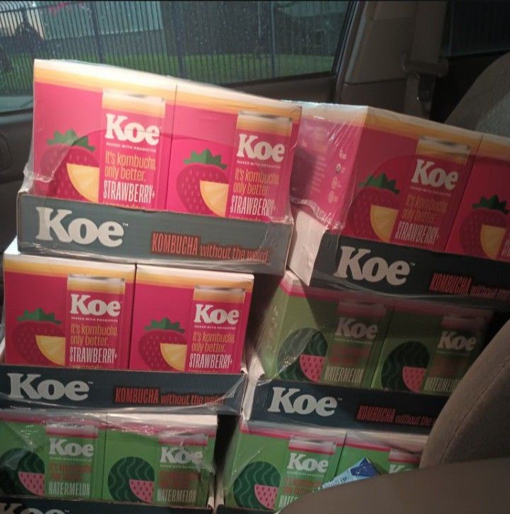 24 Pk KOE Kambucha With Probiotics/Koe Kambucha Con Probioticos