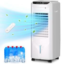 “ New”32” Portable Air Conditioner(w/4 Gallon Water Tank ,4 Mode,3 Speed, W/remote ,oscillaties ,12 Hr Timer(retail$159)