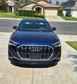 Audi Blue Car