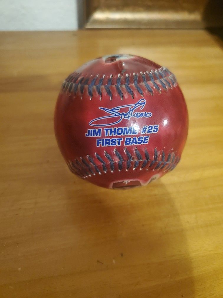 New Phillies Jim Thome #25 Red Baseball ⚾️ ♥️