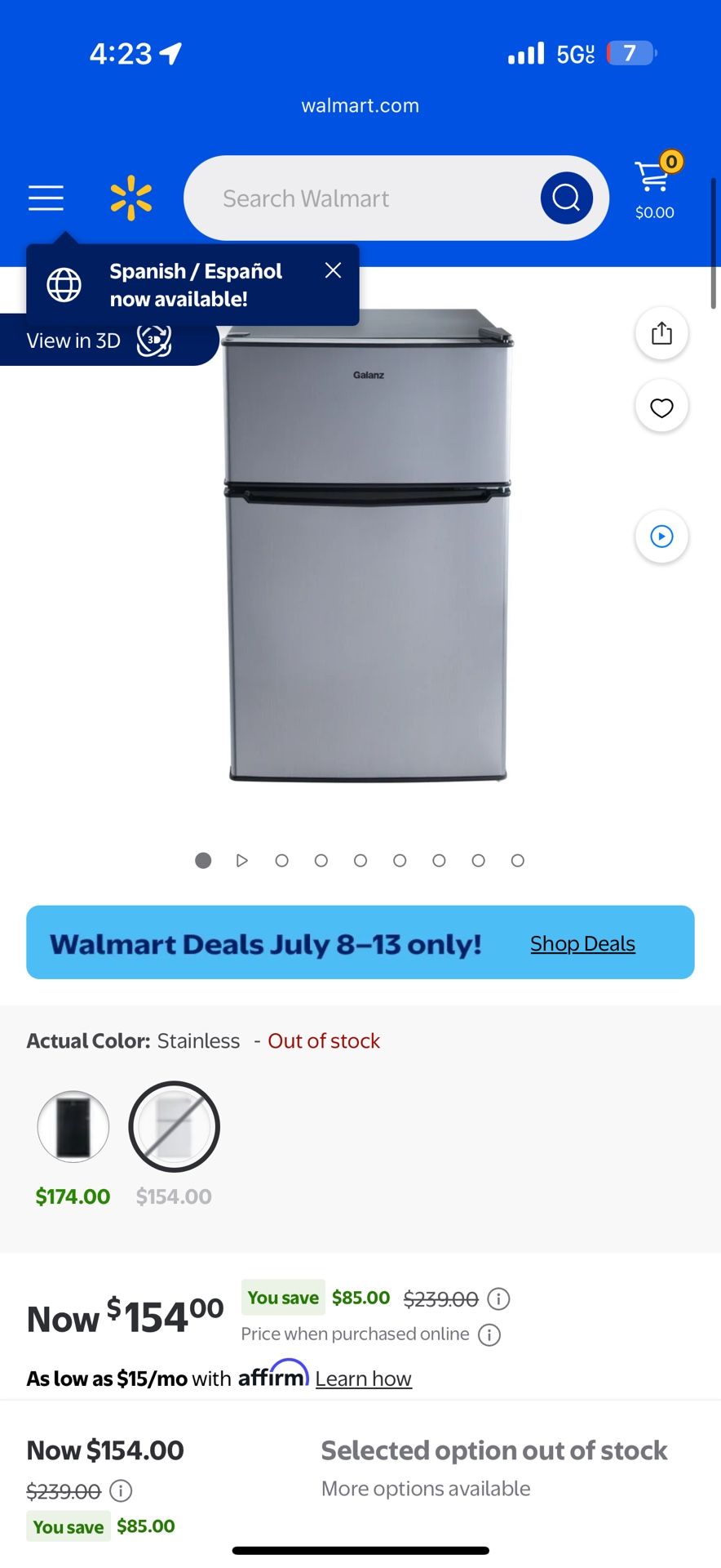 Mini Fridge