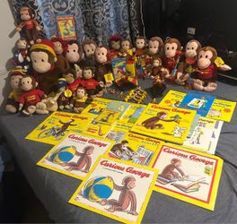 Massive 15lb Curious George collection Cash only payment No scams or frauds