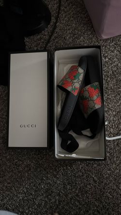 Gucci Strawberry Slides