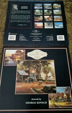 Americana Calendar - 2001 Advertising - George Kovach - New Old Stock