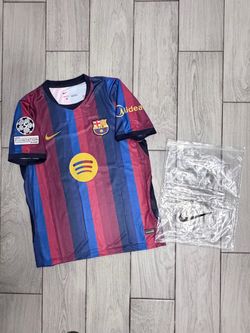 Lamine Yamal FC Barcelona Home Jersey 2025/26 NWT Size L – Champions League Badge + Sponsors