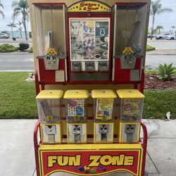 7 Way Pro Sticker and Toy Vending Rack