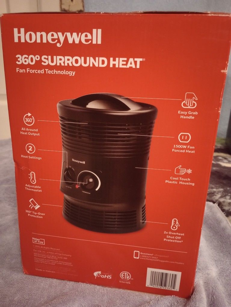 Electric Heater Honeywell 1500-Watt