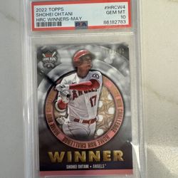 Psa 10 Shohei Ohtani 2022 