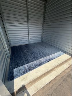 Blue rug