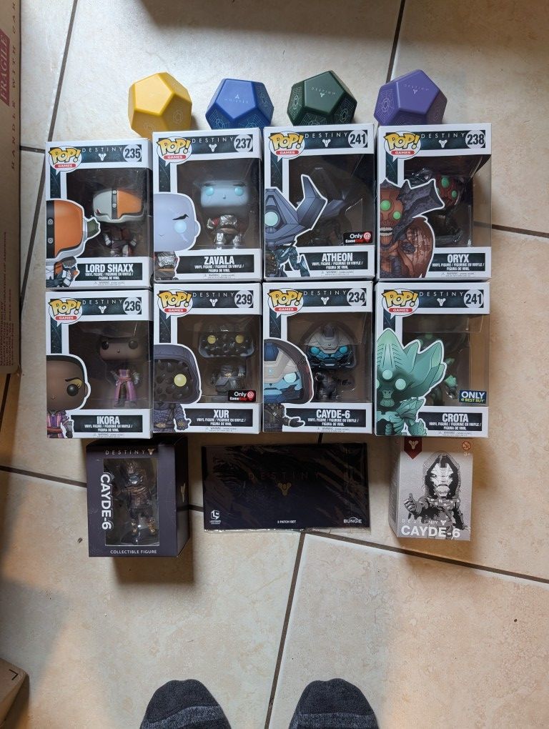 Destiny Pop Figurines