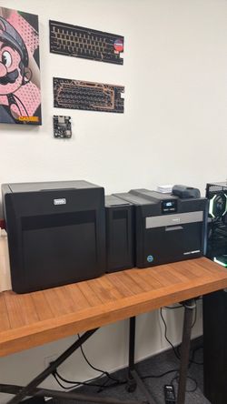 HID Fargo HDP6600 card printer laminator and encoder