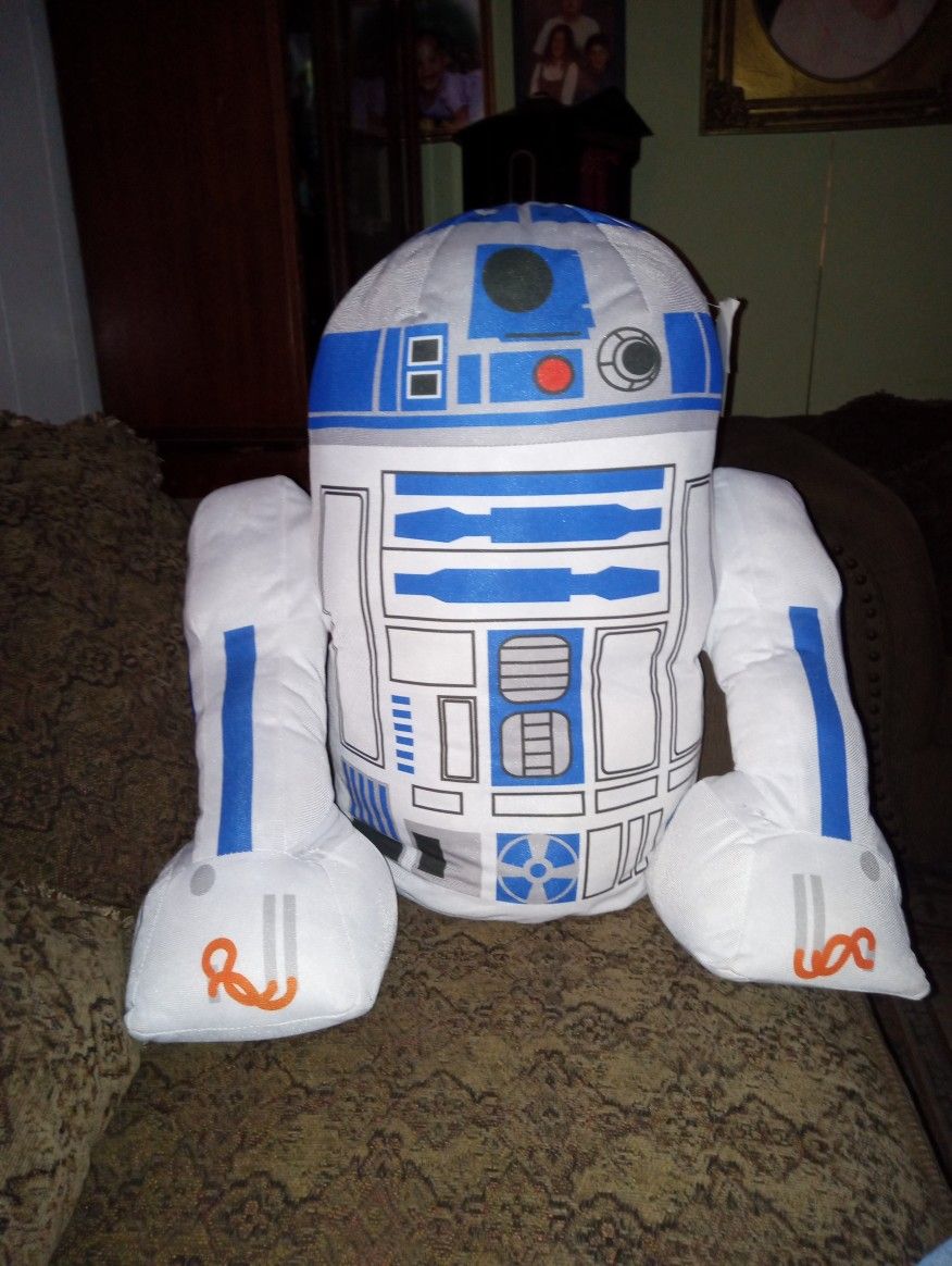 R2-D2 Character Stuffed Pillow