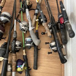 Fishing Rods With Working Reels 